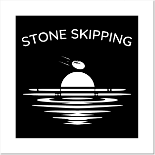 Stone Skipping Skimming Posters and Art